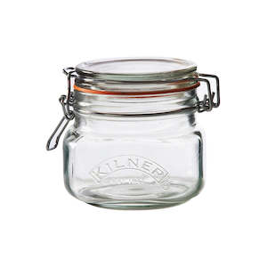Preserving: Square Clip Top Jar 500ml