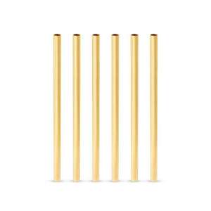 Viski: Gold Lowball Cocktail Straws