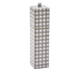 Dining: Grinder Square Gingham Cappuccino 22cm