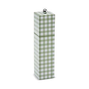 Grinder Square Gingham Sage 22cm