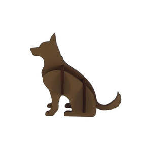 Sitting Dog Small Brown