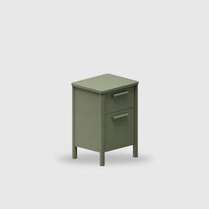 Mood Furniture: Doug 2 Drawer Bedside - Colour
