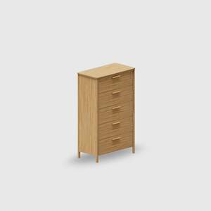 Bedroom: Doug 5 Drawer Tallboy