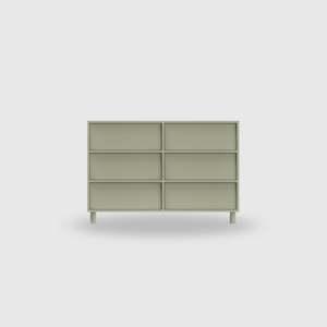 Orlo 6 Drawer Lowboy - Colour