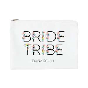 Products: Personalised Cosmetic Bag - Bride Tribe