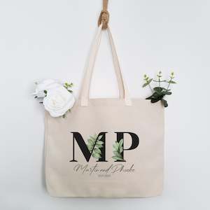 Personalised Tote Bag - Couple Names
