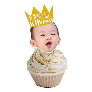 Cupcake Face Toppers - King of Wild Things