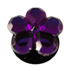 For Her: Flower crystal purple