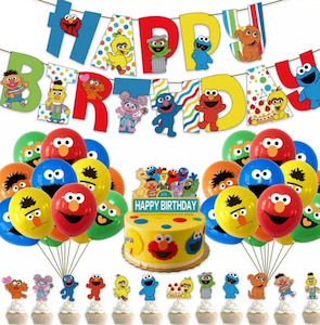 Party Decorations: Sesame Street Party Decorations