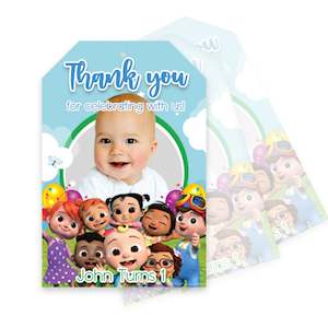 Cocomelon: Cocomelon Thank You Tags (12pcs)
