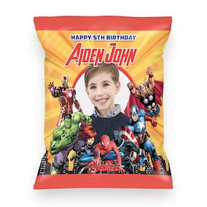 Avengers Personalized Chip Bag