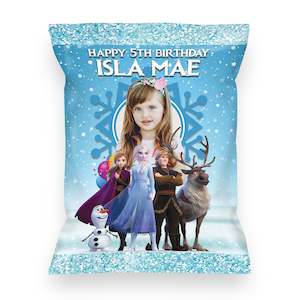 Frozen Personalized Chip Bag