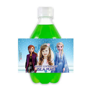 Frozen Personalized Fizzy Drink Label