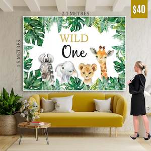 Birthday Banner: Safari Banner