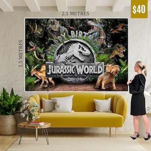 Dinosaur Jurassic Banner