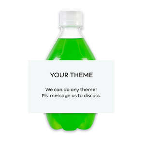 Fizzy Labels: Your Theme Personalized Fizzy Drink Label