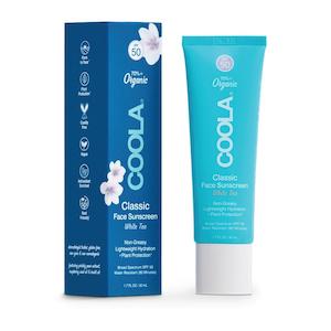 Body Personal Care: Coola Classic Face Organic Sunscreen Lotion SPF 50 - White Tea