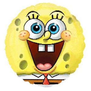 9" Rnd Spongebob - Yellow/Multi