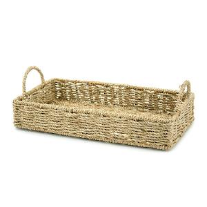 Oceans Baskets: Seagrass Rectangular Tray 35Lx19Wx6Hcm - Natural