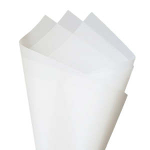 Cello Frost Solid Colour Sheet 50x60cm (50mu) Pk/50 - White