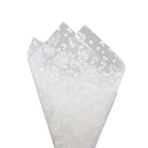 Cello Frost Butterfly Sheet 50x60cm (50mu) Pk/50 - White