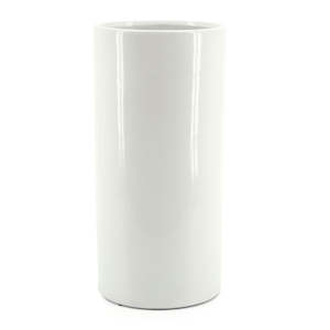 Oceans Ceramics: Ceramic Cylinder Vase 18Diax40Hcm - Ivory (03-DOL3)
