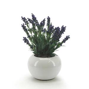 Oceans Ceramics: Ceramic Fish Bowl 11TDx19Wx13Hcm - Ivory (03-FISH8)