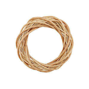 Oceans Floral Foam Wreaths: Willow Wreath 20Diax5Hcm - Natural Light