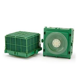 Oceans Floral Foam Wreaths: Oasis Domino Auto Corso 11.5Sqx9.5Hcm - Green (3021)