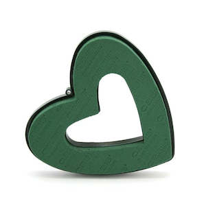 Oceans Floral Foam Wreaths: Oasis Naylorbase Open Heart 23Wx23Lx4Hcm Pk/2 - Green (3095)