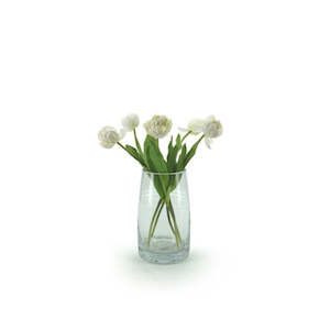 Glass Sturdy Vase 12TDx15BDx25Hcm - Clear (02-STURDY25)