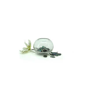 Glass Fish Bowl 5TDx10Wx7Hcm - Clear (02-FISH10)