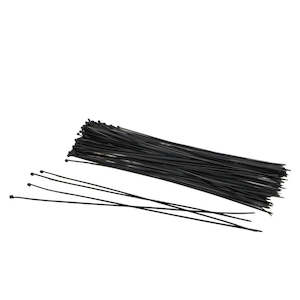 Oceans Ribbons Decorative Fabric Ribbon: Cable Tie 4mmx50cm Pk250 - Black