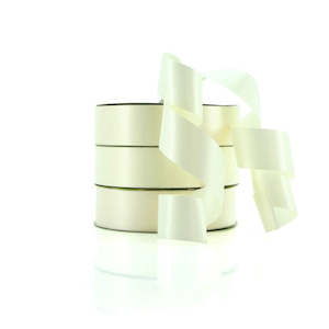 Watermark Poly Ribbon 32mmx100m - Ivory