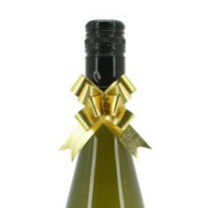 Oceans Ribbons Pullbows: Metallic Embossed Pullbow 14mm Pk/100 - Gold