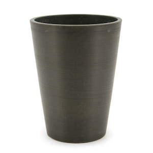 Stonefusion Tall Cone Pot 20Diax27Hcm - Charcoal