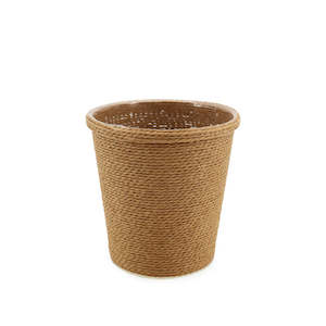 Seagrass Look Pot Cover 14TWx9.5BWx14Hcm - Natural