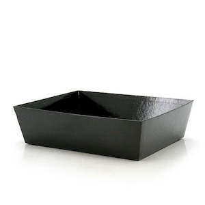 Oceans Boxes Bags Gift Hamper Boxes: Solid Hamper Tray 37x29Wx10Hcm Pk/10 - Black