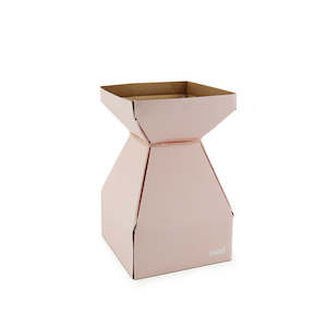MOD Square Vase Small 14Sqx22Hcm Pk/10 - Soft Rose Pink