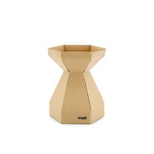 MOD Circular Vase Mini 14Diax19Hcm Pk/10 - Natural