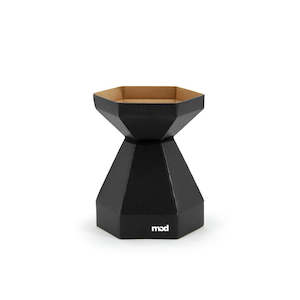 MOD Circular Vase Mini 14Diax19Hcm Pk/10 - Black