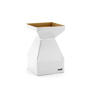 MOD Square Vase Small 14Sqx22Hcm Pk/10 - White