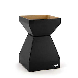 MOD Square Vase Medium 17.5Sqx27Hcm Pk/10 - Black