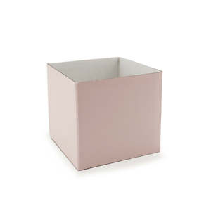 Solid Colour Posy Box 13Sqx12Hcm Pk/10 - Soft Rose Pink