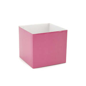 Solid Colour Posy Box 13Sqx12Hcm Pk/10 - Dusky Pink