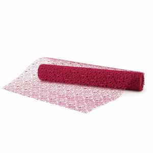 Chunky Spider Mesh 50cmx4.5m - Burgundy