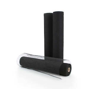 Oceans Fabric Floral Wrap Natural: Natural Jute Mesh 53cmx9m - Black