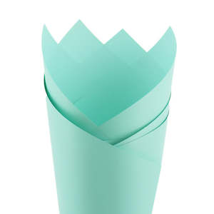 Pearlwrap Sheet 60x50cm (60mu) Pk/50 - Soft Green/Soft Green