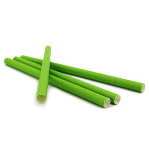 Oceans Accessories Holders: Paper Gerbera Tubes 12mmx230mm PK/250 - Green