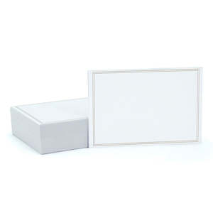 Border Design Florist Card 9.5Wx6.6Hcm Pk/100 - Gold